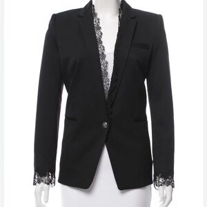 NEW! THE KOOPLES Blazer with lace sz 36 4
